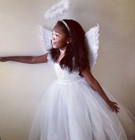 Angel Dress For Kids, Angel Halloween Costume, Halloween Costume For Kids, Angel Halloween, Angel Halloween Costumes, Crazy Party, Costume For Kids, Angel Outfit, Angel Costume