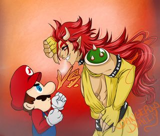 Human Bowser Bowser Human Fanart, Human Bowser Fanart, Human Bowser, Bowser Cosplay, How To Draw Manga, Mario Stuff, Super Mario And Luigi, Doodles Art, King Boo