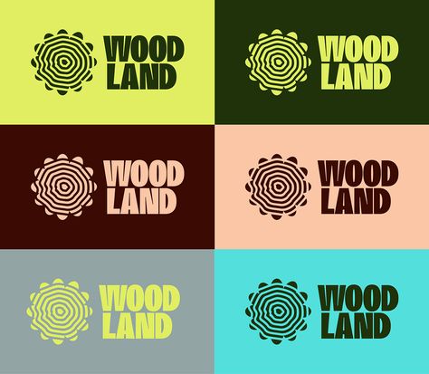 WoodLand Brand Identity Design :: Behance Woodland Logo, Adventure Branding, Forest School, Adobe After Effects, Custom Fonts, Brand Identity Design, Walking In Nature, Freelancing Jobs, Identity Design