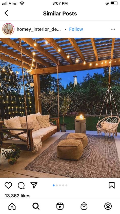 Farmhouse Lighting Fixtures, Backyard Renovations, Backyard Remodel, Have Inspiration, Backyard Inspiration, Backyard Inspo, Outdoor Living Room, Outdoor Decor Backyard, Backyard Makeover