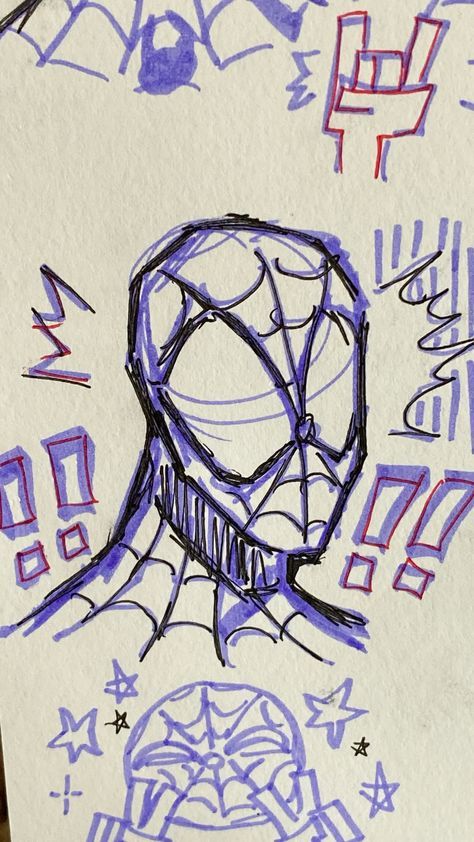 Spiderman Hand Drawing, Spiderman Doodle, Spiderman Doodles, No Real Friends, Spiderman Sketches, Graphic Lettering, Cats Art Drawing, Spiderman Drawing, Spiderman Theme