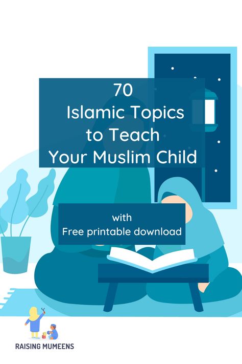 Islamic Topics, Islamic Parenting, Islamic Activities, Learning Islam, Muslim Parenting, Best Islamic Books, Islamic Books For Kids, Muslim Kids Activities, Islam Lesson