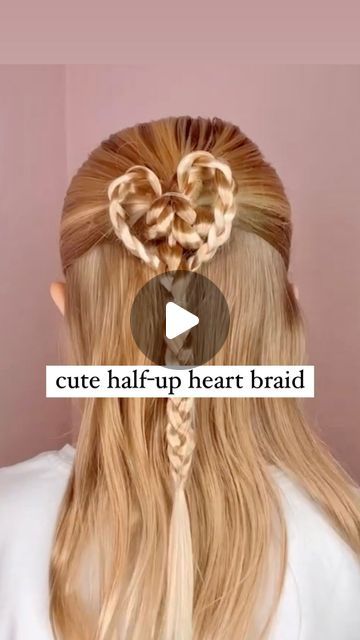 Audrey McClelland on Instagram: "CUTE HALF UP HEART HAIRSTYLE ❤️ It’s almost Valentine’s Day, so I’m excited to share some cute and pretty hairstyles for the holiday. Here’s an easy one that is super (duper) cute! Love it! 😍 . I will share the hair products that I love and use above in my highlights. Feel free to ask me any questions! . #hairstyles #hair #hairstyle #hairtutorial #hairtutorials #halfuphalfdownhairstyle #halfuphalfdown #halfupdo #halfup #hairdo #braidideas #braidinspo #braidinspiration #braid #simplehairstyles #simplehair #simplehairstyle #easyhairstyles #easyhairstyle #easyhairstylesforgirls #cutehairstyles #cutehair #hairvideo #hairideas #hairinspo #hairinspiration #hairvideos #hairidea" Cute Simple Valentines Hairstyles, Hairstyles With Hearts, Cute Half Up Hairstyles, Hairstyle Heart, Heart Hairstyle, Hairdo Ideas, Half Up Hairstyles, Braid Inspiration, Half Updo