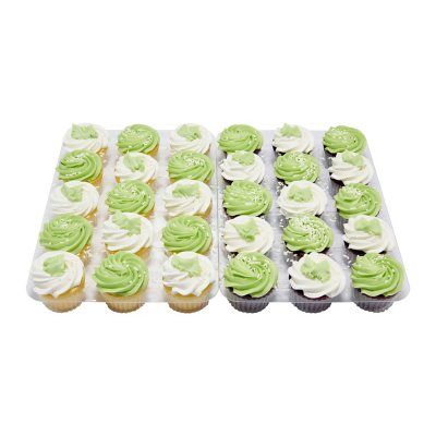 Succulents with Ruffles Cupcakes, 30 ct. - Sam's Club Sams Club Cupcakes, Ruffle Cupcakes, Full Sheet Cake, Half Sheet Cake, Succulent Cupcakes, 10 Inch Cake, Succulent Cake, Mermaid Cupcakes, Cake Base