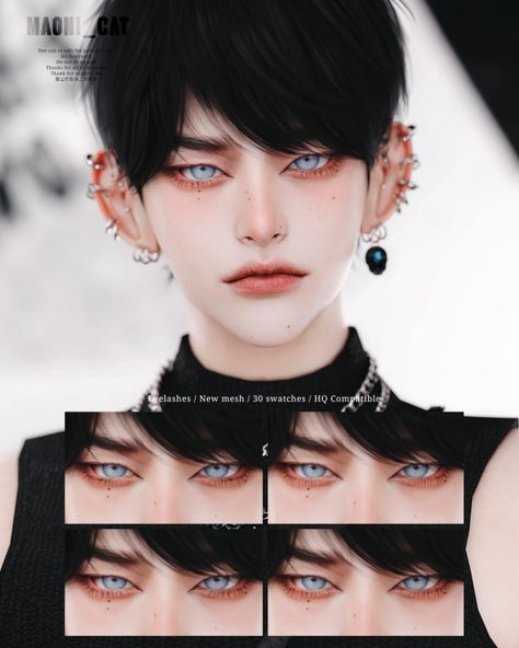 Sims 4 Cc Korean Makeup Male, Cute Sims 4 Cc Male, The Sims 4 Male Eyelashes, Sims4 Male Accessories, Sims 4 Cc Maxis Match Male Eyelashes, Sims 4 Eye Shape Cc Male, Sims 4 Eyebrows Cc Male, Sims 4 Male Lips Cc, Male Eyes Sims 4 Cc