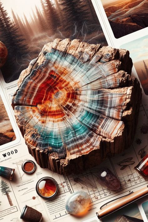 Rock Tumbling, Petrified Forest National Park, Fossilized Wood, Fossil Hunting, Petrified Forest, Gemstone Art, Wood Sample, Sedimentary Rocks, Ancient Origins