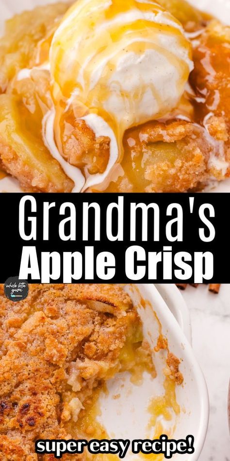 Apple Crisp Recipe Without Oats, Simple Apple Crisp Recipe, Apple Crisp No Oats, Baking Apples, Apple Crisp Without Oats, Whole Lotta Yum, Best Apple Crisp Recipe, Easy Apple Crisp, Slow Cooker Apple Butter