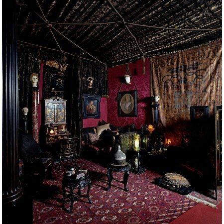 Gentlemanly Pursuits Victorian Gothic Decor, Victorian Rooms, Goth Bedroom, Gothic Interior, Gothic Bedroom, Bohemian Room, Chic Bedding, Shabby Chic Bedding, Gothic Decor