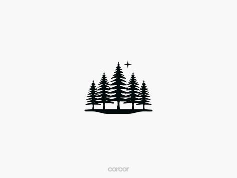 Forest Logo Forest Logo Design, Hiking Logo, Forest Logo, Wild Logo, Outdoor Logos, Organic Logo, Tree Logos, Natural Logo, Global Community