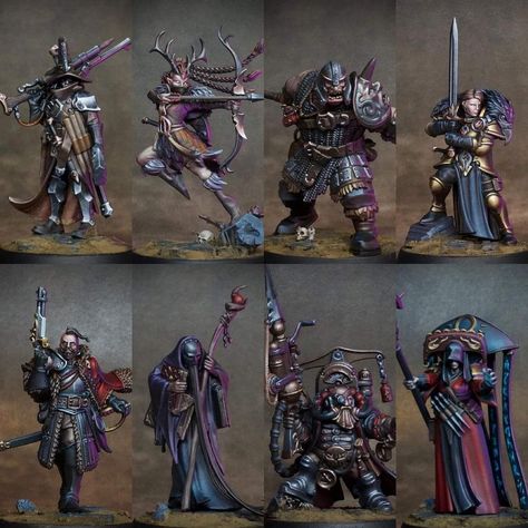 Blackstone Fortress, Cursed City, Dnd Minis, Warhammer Paint, Warhammer Aos, Dungeons And Dragons Miniatures, Fantasy Heroes, Warhammer Art, Warhammer 40k Miniatures