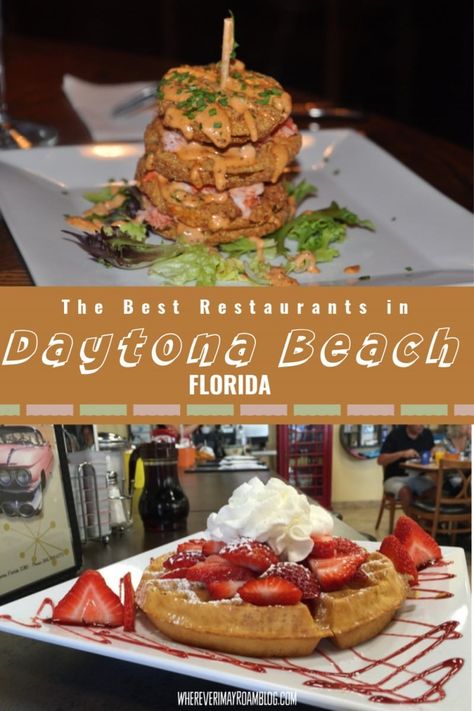 Daytona Beach Restaurants, Breakfast On The Beach, Ormond Beach Florida, Quick Weekend Getaways, Cuban Cuisine, Florida Food, Breakfast Restaurants, Florida Restaurants, Daytona Beach Florida