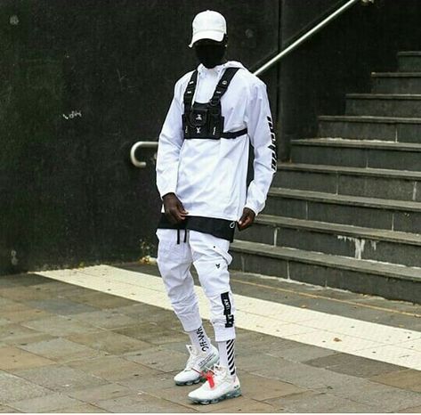 Follow me for more pins of street wear style hype 😃😎 | Adidas | Off-White | Nike x Off-White (Vapor Max) Instagram: @not_so_basic.official Off White Outfit, Outfit Drip, Swag Clothing, Jordan 4 Off White, Street Wear Style, Techwear Streetwear, Off White Nike, Hypebeast Fashion, Off White Fashion