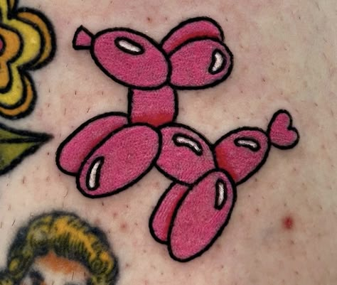 Pink Tattoo Ideas, Valentines Flash, Vintage Flower Tattoo, Petit Tattoo, Pink Tattoo, White Tattoos, Tattoo Meanings, Tattoo Practice, Kawaii Tattoo