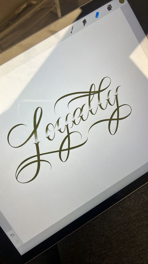 #scripttattoo #scriptfonts #masvidatattoos #letters #lettering #letteringart #loyalty #tattooideas Loyalty Out Values Everything Tattoo Design, Loyalty Drawing, Loyalty Tattoo Designs, Typographic Tattoo, Tattoo Word Fonts, Loyalty Tattoo, Lettering Tattoo, Strength Tattoo, Happy Birthday Quotes Funny