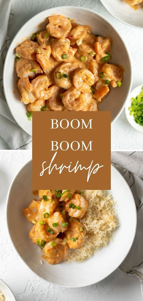 Macro Friendly Shrimp Dinner, Macro Fish Recipes, Healthy Shrimp Meals Clean Eating, Shrimp Recipes High Protein, Boom Boom Shrimp Recipe, Shrimp Macro Meals, Shrimp Protein Meal, High Protein Shrimp Bowl, Macro Shrimp Recipes