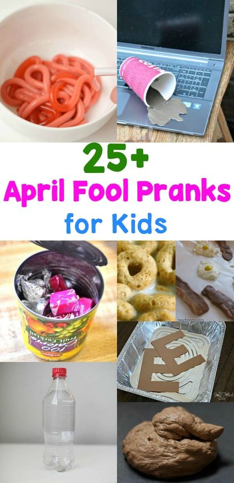 Are you looking to to prank your kindergarten or preschool child or student? Here are some fun April Foll Day pranks for Preschool or Kindergarten fun! via @sightsoundread Pranks To Do At Home, Good April Fools Pranks, Pranks For Teachers, April Fools Pranks For Kids, Best April Fools Pranks, Preschool Crafts For Kids, April Fool Day, April Fools Day Pranks, Lesson Plan For Kindergarten