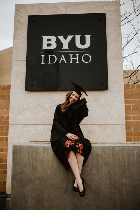 Byu Idaho, Graduation Photos, 2025 Vision, Idaho, Academic Dress, Vision Board, Little Black Dress