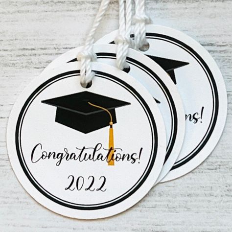 Class Of 2023 Graduation, Class Of 2022 Graduation, Halloween Cupcake Toppers, 2022 Graduation, Birthday Gift Tags, 2023 Graduation, Graduation Favors, Shop Class, Birthday Tags