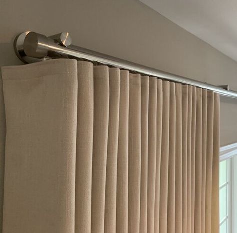 Ripple Fold Drapes, Ripplefold Curtains, Ripplefold Draperies, Over The Couch, Woven Wood Shades, Woven Wood, Custom Window Treatments, Branding Website Design, Wood Shades