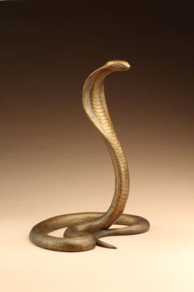 Helena Fox Fine Art | Kent Ullberg Jackson Hole Art, Cowboy Artists, Cobra Art, Cobra Snake, Nature Museum, African Sculptures, Representational Art, Snake Art, Beautiful Snakes