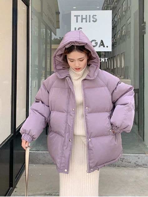 Oversized Puffer Coat, Parka Coat Women, Oversized Parka, Oversized Puffer Jacket, Ladies Short Jackets, Oversized Puffer, Puffer Parka, Warm Winter Jackets, Winter Parka