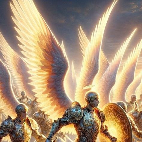 Army Of Angels, Jesus Love Images, Eagle Pictures, Angel Artwork, Jesus Christ Artwork, Heaven Art, Angel Images, Angel Warrior, Beautiful Angels Pictures