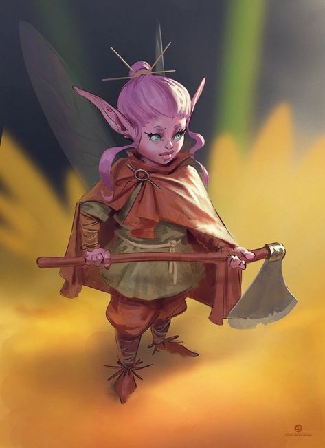 Fairy Warrior, Dnd Elves, D D Character Ideas, Character Model Sheet, Dnd Art, Kid Character, Fantasy Rpg, Fairy Art, One Shot