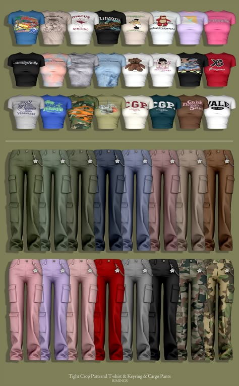 Sim4cc Clothes, Sims 4 Cc Shirts Crop Tops, Sims 4 Cc Free Clothes, Sims 4 Cc Outfits Sets, Sims 4 Cc Clothes Baddie Free, Sims 4 Free Mods, Clothes Cc, Sims 4 Tsr, Sims 4 Traits