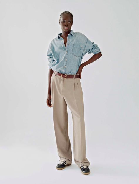 Beige Denim Pants Outfit, Denim Pants Outfit, Denim Outfit, Pants Outfit, Denim Pants, Outfit Inspo, Pants, Trousers