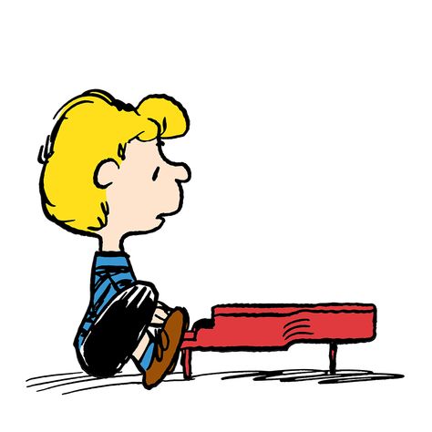 Schroeder | Peanuts Schroeder Peanuts, Schroeder Piano, Linus Peanuts, Charlie Brown Characters, Toy Piano, Black Piano, Famous Comics, Peanuts Characters, Classic Television