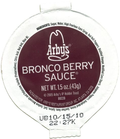 Arby's :: Bronco Berry Sauce® Bronco Berry Sauce Recipe, Bronco Berry Sauce, Berry Sauce Recipe, Arby's Sauce, Top Secret Recipes, Atlanta Restaurants, Berry Sauce, Copycat Restaurant Recipes, Yummy Dips