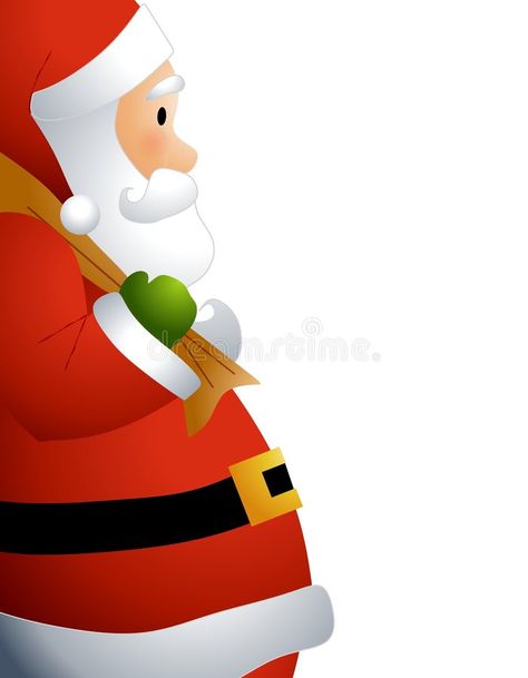 Santa Slay Drawing, Santa Claus Face Drawing, Santa Claus Pictures Cartoon, Santa Claus Faceless Template, Side View Profile, Santa Claus Cartoon, Side View Drawing, How To Draw Santa, Chibi Girl Drawings