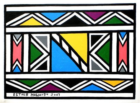 1000+ images about NDEBELE - AFRICAN PATTERNS on Pinterest Ndebele Houses, Ndebele Pattern, Ndebele Print, Esther Mahlangu, Ndebele Art, Skeleton Crew, Art Houses, Africa Do Sul, Arabic Pattern