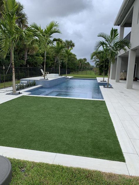 Synthetic Grass Backyard, Artificial Turf Installation, Grass Backyard, Artificial Grass Backyard, Turf Backyard, Patio Edging, Installing Artificial Turf, Green Backyard, Turf Installation