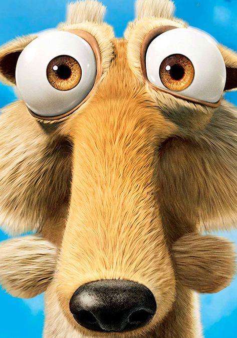 Ice Age Ice Age Funny, Ice Age Squirrel, Ice Age Collision Course, Ice Age Movies, Animated Emojis, Childhood Characters, Drawing Wallpaper, Cute Wallpaper