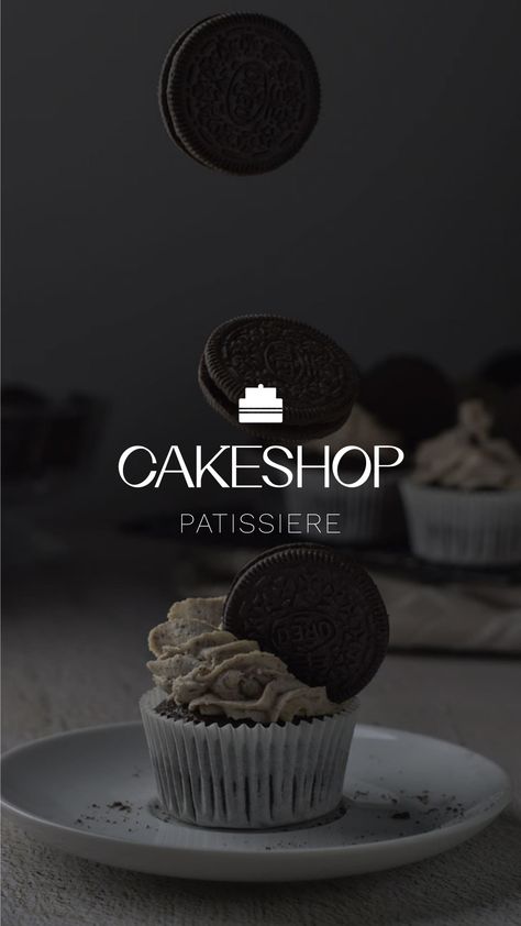 cake shop logo visual branding and brand identity Luxury Bakery Branding, Logo Brainstorming, Cake Shop Logo, Chocolate Truffle Cookies, Cake Shop Design, Modern Bakery, Dessert Logo, Unique Treats, Free Business Logo