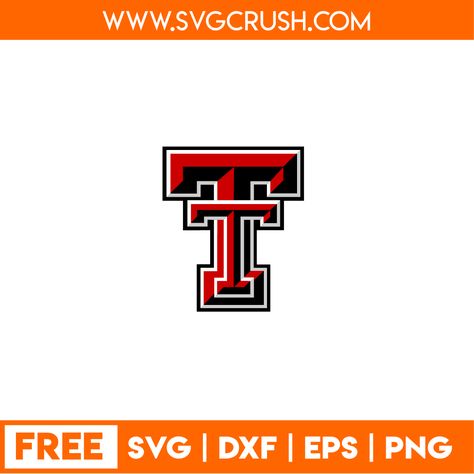 Texas Tech Logo For Cricut, Texas Tech Tumbler, Texas Tech Logo Svg, Texas Tech Svg Free, Texas Tech Logo, Cricket Images, Circuit Maker, Texas Logo, Logo Outline