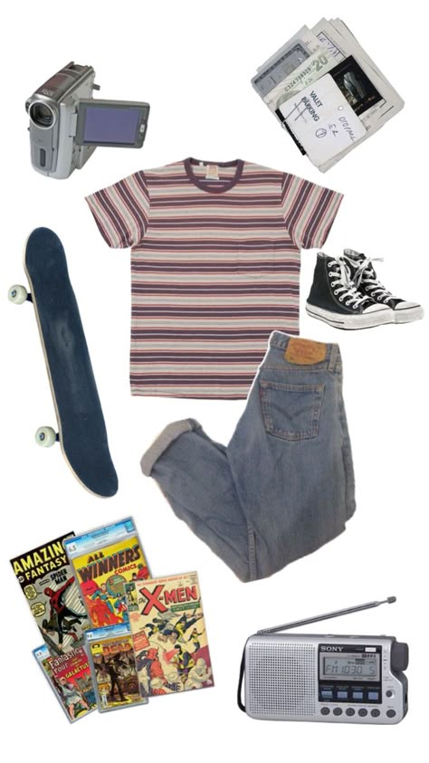 #outfits #moodboard #nichememe #80s #90s #aesthetic 80s Men Outfits, 90s Men Outfits, 80s Outfits Men, 80s Summer Outfits, 80s Aesthetic Outfits, 80s Outfit Ideas, 90s Outfit Men, Outfits Moodboard, 80s 90s Aesthetic