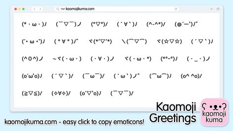 Cute Kaomoji Copy And Paste, Cute Text Emojis, Emoji Japanese, Cute Kaomoji, Text Emoticons, Emoji Copy And Paste, Japanese Emoji, Japanese Emoticons, Emoticons Text