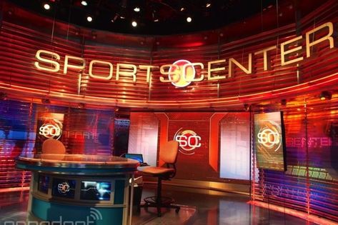 This is ESPN's new home for 'SportsCenter' Identity Moodboard, Bristol Connecticut, Basketball Tattoos, Waving Goodbye, Espn Magazine, Basketball Memes, Sports Media, Off Campus, Career Vision Board