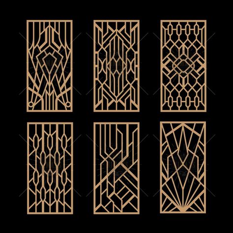 Art Deco Templates Free Printable, Art Deco Geometric Design, Art Deco Presentation Design, Deco Art Deco, Art Deco Fence, Art Deco Pattern Geometric Design, Art Deco Wall Design, Art Deco Design Pattern, Art Deco Diy