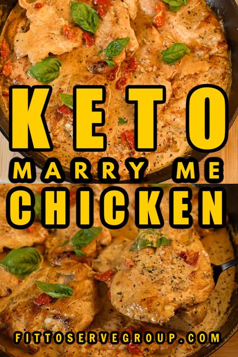 This keto marry me chicken recipe will make your whole family swoon, even if you're already married. It's low in carbs & gluten-free! It's a Tuscan style chicken recipe that features juicy chicken breast, sundried tomatoes, and a creamy sauce. Low-carb marry me chicken | gluten-free marry me chicken| marry me chicken Skinnytaste Marry Me Chicken, Keto Marry Me Chicken Recipe, Keto Marry Me Chicken, Chicken Marry Me, Juicy Chicken Breast, Marry Me Chicken Recipe, Chicken Keto, Healthier Sweets, Banting Recipes