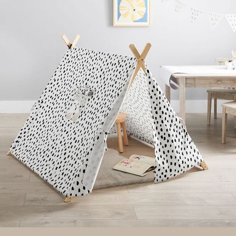 West Elm Collapsible Play Tent by West Elm - Dwell Modern Playroom, West Elm Kids, Kids Dressers, Stylish Curtains, Play Table, Playroom Furniture, Play Tent, Upholstered Storage, Kids' Bed