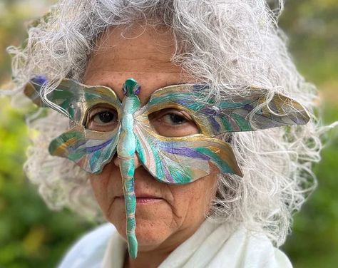 MysticalMasquerades - Etsy Handmade Fantasy Masquerade Mask, Nature Masquerade Mask, Insect Mask, Dragonfly Masquerade Mask, Masquerade Bird Mask, Butterfly Masquerade Mask, Mask Project, Interactive Events, New Paltz