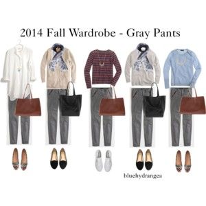 Fall Wardrobe - Gray Pants Styling Gray Pants, What Goes With Gray Pants, How To Style Gray Pants, Grey Pants Outfit, Birkenstock Outfit, Autumn Wardrobe, Build A Wardrobe, Wardrobe Planning, Gray Pants