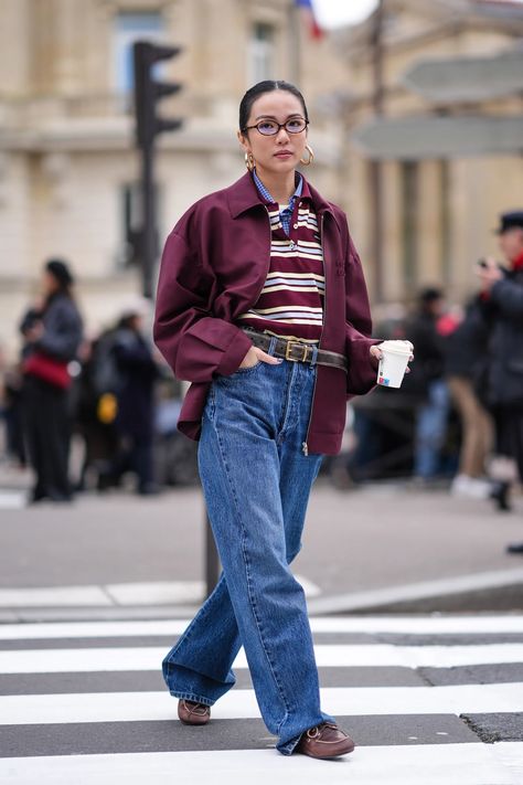 6 Ways to Style the Dad Loafer—Summer’s Most Nostalgic Shoe Trend | Vogue Loafer Outfits, Polo Shirt Outfits, Transitional Dressing, Polo Outfit, Chloe Sevigny, Surfer Style, Sporty Chic, Polo Shirt Women, 가을 패션