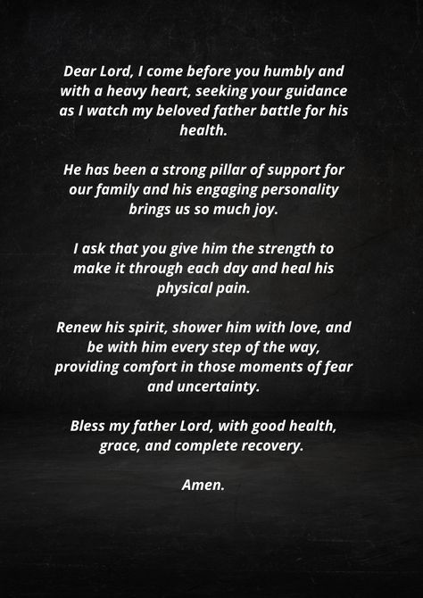 Our Father In Heaven Prayer, Father Wound Affirmations, Prayers For My Father Who Is Sick, Father Wound Healing, Prayer For My Dad, Prayer To The Shoulder Wound Of Christ, Prayer For Dad, Short Prayer For Healing, Prayer For Fathers