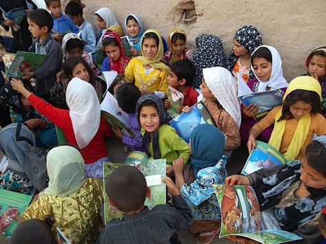 Teacher Turns Bike Into A Mobile Library To Fight Illiteracy In Afghanistan [Watch] Credit: booksforafghanistan.org Mobile Library, Van Doren, Literature, Bike, Turn Ons, Education, Van, Books