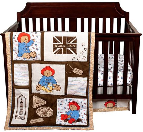 Trend lab Paddington Bear 3-pc. Crib Bedding Set by Trend Lab Bear Crib Bedding, Bear Bed, Best Crib, Baby Activity Center, Bear Nursery, Paddington Bear, Bear Theme, Nursery Crib, Baby Nursery Furniture