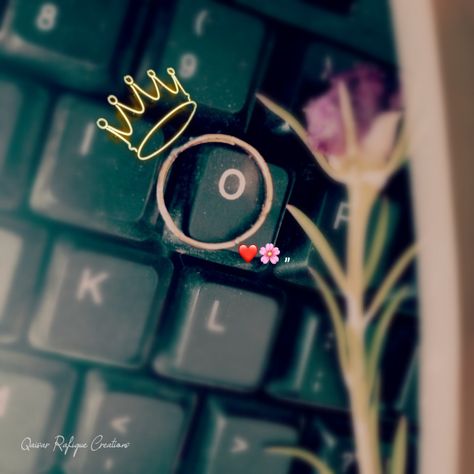 O Keyboard Letter, O Name Wallpaper, O Letter Wallpaper, Letter O Aesthetic, O Wallpaper Letter, O Name Dp, Love Keyboard, Keyboard Letters, B Letter Images